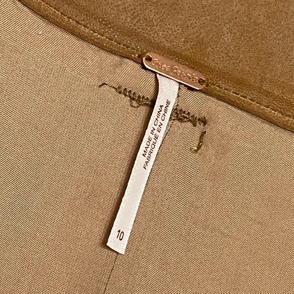 NWT FREE PEOPLE CAMEL SKIRT - Picture 4 of 8